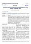 Research paper thumbnail of Determination of environmental sustainability practices in the apparel sector of Sri Lanka