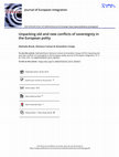 Research paper thumbnail of Unpacking old and new conflicts of sovereignty in the European polity