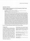 Research paper thumbnail of Tamarins: Insights into monogamous and non-monogamous single female social and breeding systems