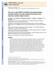 Research paper thumbnail of The use of a dual PEDOT and RGD-functionalized alginate hydrogel coating to provide sustained drug delivery and improved cochlear implant function