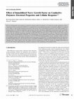 Research paper thumbnail of Effect of Immobilized Nerve Growth Factor on Conductive Polymers: Electrical Properties and Cellular Response