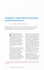 Research paper thumbnail of Using Data to Guide Difficult Conversations around Structural Racism