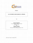 Research paper thumbnail of Le contrôle judiciaire de la presse