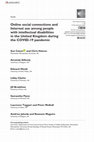 Research paper thumbnail of Online social connections and Internet use among people with intellectual disabilities in the United Kingdom during the COVID-19 pandemic