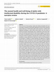 Research paper thumbnail of The mental health and well‐being of adults with intellectual disability during the COVID‐19 pandemic: A narrative review