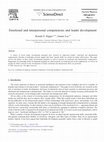 Research paper thumbnail of Emotional and interpersonal competencies and leader development