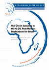 Research paper thumbnail of The Green Economy in the G-20, Post-Mexico: Implications for Brazil