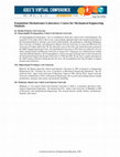 Research paper thumbnail of Foundation Mechatronics Laboratory Course for Mechanical Engineering Students