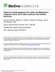 Research paper thumbnail of Patterns of Anthropogenic Fire within the Midwestern Tallgrass Prairie 1673–1905: Evidence from Written Accounts