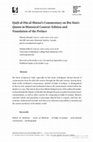 Research paper thumbnail of Quṭb al-Dīn al-Shīrāzī's Commentary on Ibn Sīnā's Qānūn in Historical Context: Edition and Translation of the Preface