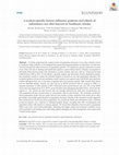 Research paper thumbnail of Location‐specific factors influence patterns and effects of subsistence sea otter harvest in Southeast Alaska