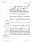 Research paper thumbnail of Causes of Mortality of Northern Sea Otters (Enhydra lutris kenyoni) in Alaska From 2002 to 2012