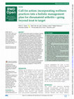 Research paper thumbnail of Call for action: incorporating wellness practices into a holistic management plan for rheumatoid arthritis—going beyond treat to target