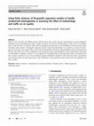 Research paper thumbnail of Using finite mixtures of M-quantile regression models to handle unobserved heterogeneity in assessing the effect of meteorology and traffic on air quality