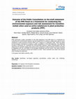 Research paper thumbnail of Outcome of the Public Consultation on the draft statement of the PPR Panel on a framework for conducting the environmental exposure and risk assessment for transition metals when used as active substances in plant protection products (PPP)