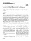 Research paper thumbnail of Better define beta–optimizing MDD (minimum detectable difference) when interpreting treatment-related effects of pesticides in semi-field and field studies