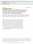 Research paper thumbnail of MCM8IP activates the MCM8-9 helicase to promote DNA synthesis and homologous recombination upon DNA damage