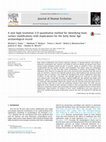 Research paper thumbnail of A new high-resolution 3-D quantitative method for identifying bone surface modifications with implications for the Early Stone Age archaeological record