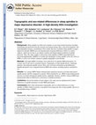 Research paper thumbnail of Topographic and sex-related differences in sleep spindles in major depressive disorder: A high-density EEG investigation