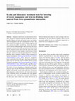 Research paper thumbnail of In situ and laboratory treatment tests for lowering of excess manganese and iron in drinking water sourced from river–groundwater interaction