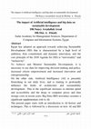 Research paper thumbnail of The impact of Artificial intelligence and big data on sustainable development