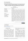 Research paper thumbnail of The Impact of Financial Statement Quality on Investment Decision Making: A descriptive study of the Banking Sector in West Java