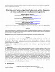 Research paper thumbnail of Relación Entre la Investigación y la Docencia Activa. Un Punto de Vista Cualitativo de Estudiantes de Ingeniería