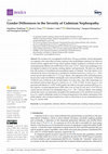 Research paper thumbnail of Gender Differences in the Severity of Cadmium Nephropathy