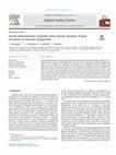 Research paper thumbnail of On the determination of growth stress during oxidation of pure zirconium at elevated temperature