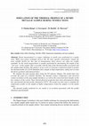 Research paper thumbnail of Simulation of the thermal profile of a mushy metallic sample during tensile tests