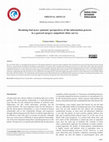 Research paper thumbnail of Breaking bad news: patients' perspectives of the information process in a general surgery outpatient clinic survey