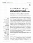 Research paper thumbnail of Genetic Modification of Bergera koenigii for Expression of the Bacterial Pesticidal Protein Cry1Ba1