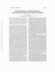 Research paper thumbnail of On steady states or transitional behavior: The case of social interference patterns in children