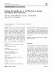 Research paper thumbnail of Bridging the empathy gap: or not? Reactions to ingroup and outgroup facial expressions