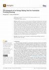 Research paper thumbnail of Development of an Energy Rating Tool for Australian Existing Housing