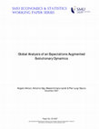 Research paper thumbnail of Global Analysis of an Expectations Augmented Evolutionary Dynamics