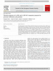 Research paper thumbnail of Thermal properties of C f /HfC and C f /HfC-SiC composites prepared by precursor infiltration and pyrolysis