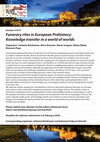 Research paper thumbnail of Cfp EAA 2024 Rome: #Session 1013 Funerary Rites in European Prehistory: Knowledge Transfer in a World of Worlds