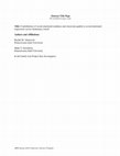 Research paper thumbnail of Contributions of Social-Emotional Readiness and Classroom Quality to Social-Emotional Trajectories across Elementary School