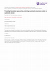 Research paper thumbnail of Prevailing theoretical approaches predicting sustainable business models: a systematic review