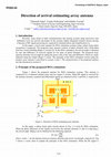 Research paper thumbnail of Direction of Arrival Estimating Array Antenna