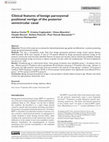 Research paper thumbnail of Clinical features of benign paroxysmal positional vertigo of the posterior semicircular canal