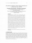 Research paper thumbnail of An optimum magnetic control torque generation of a momentum bias satellite