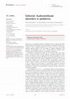 Research paper thumbnail of Editorial: Audiovestibular disorders in pediatrics