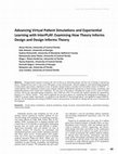 Research paper thumbnail of Advancing Virtual Patient Simulations and Experiential Learning with InterPLAY: Examining How Theory Informs Design and Design Informs Theory