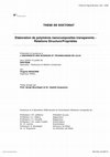 Research paper thumbnail of Élaboration De Polymères Nanocomposites Transparents : Relations Structure/Propriétés