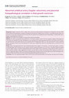 Research paper thumbnail of Abnormal umbilical artery Doppler velocimetry and placental histopathological correlation in fetal growth restriction