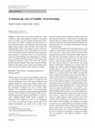 Research paper thumbnail of A bottom-up view of toddler word learning