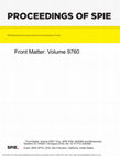 Research paper thumbnail of Front Matter: Volume 9760