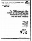 Research paper thumbnail of The P300 Component of the Auditory Event-Related Potential: Interlaboratory Consistency and Test-Retest Reliability